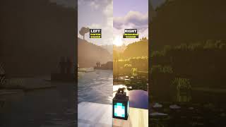 🌄 Minecraft Shaders: Photon or Prismarine? #shorts