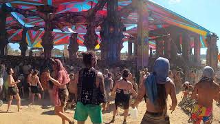 Walking Around The Dance Temple Listening to Ace Ventura at Boom Festival 2022