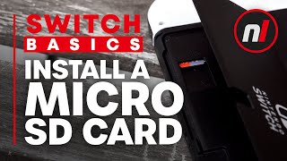 How to Install a Micro SD Card in Your Nintendo Switch OLED, Lite, OG - Switch Basics