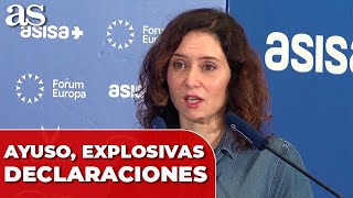 EXPLOSIVAS DECLARACIONES DE DÍAZ AYUSO AYUSO SOBRE SU NOVIO, PEDRO SÁNCHEZ, DONALD TRUMP...