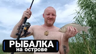 РЫБАЛКА НА ОСТРОВЕ ДИКАРЯМИ В АСТРАХАНИ. Выживаем на диком острове!!!