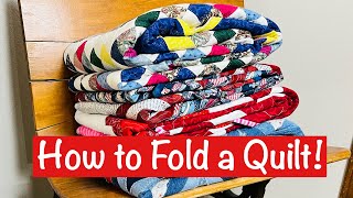 How to Fold a Quilt