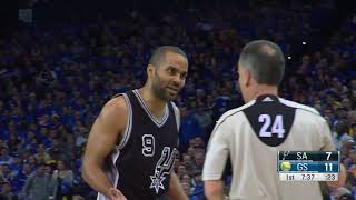Golden State Warriors  vs San Antonio Spurs 25/01/16 Curry 37 points