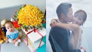 2019-08-14 鄭嘉穎陳凱琳結婚一週年 兒子鄭承悅萌爆慶祝