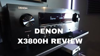 Denon X3800H 11.4 Channel 8K Receiver | Unboxing | Review