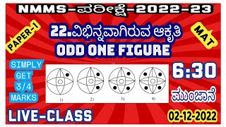 #NMMS#MAT#ವಿಭಿನ್ನವಾಗಿರುವ#ಆಕೃತಿ#ODD#ONE#FIGURE