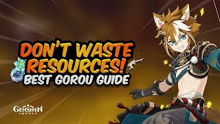 BEST GOROU BUILD! Advanced Gorou Guide - All Artifacts, Weapons \u0026 Teams | Genshin Impact