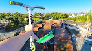 MINI SCOOT VS MEGA RAMP!