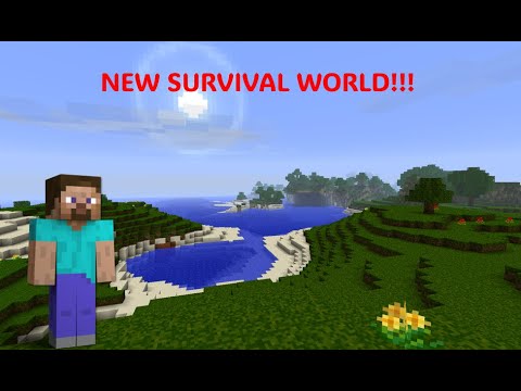 I Started A NEW Survival World! | Minecraft - YouTube