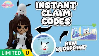 INSTANT CLAIM CODES Pochacco Hat Limited UGC | Blueprint Speedrun | My Hello Kitty Cafe