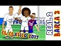 2-3! 🎤THE SHAPE OF MESSI🎤! Real Madrid vs Barcelona (El Clasico 2017  Parody Goals and Highlights)