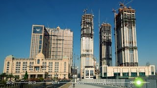 Al Habtoor City Construction Progress Time-lapse (April 2012 – February 2017)