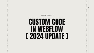 [ 2024 update ] Custom code in Webflow – CodeSandbox guide