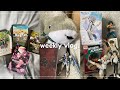 anime figures, manga shopping, watching anime, manga haul | weekly vlog