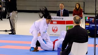 Shaaban Okila vs Maria Torres Karate WKF Dubai World Championship 2021