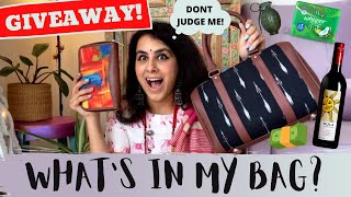 What’s ‘Really’ in my ZOUK BAG (funny version)  +Giveaway contest🤩