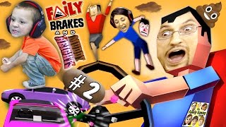 WE'RE GONNA CRASH! HE'S GONNA DOOP! Faily Brakes & Muddy Heights #2 w/ Chase (FGTEEV Gameplay)