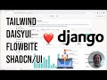 Tailwind CSS with Django and SaaS Pegasus: Dark mode, DaisyUI Themes, Flowbite, and Shacn.