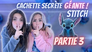 On a construit une cachette secrète géante STITCH ! PARTIE 3