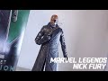 Marvel Legends Nick Fury Disney Plus Secret Invasion Hydra Stomper BAF Hasbro Action Figure Review