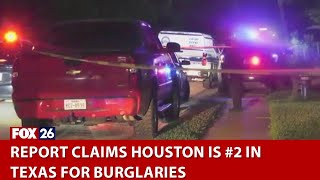 Houston ranks #2 for burglaries in Texas: Misleading statistics, experts say