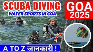 Scuba Diving in Goa 2025 | Scuba Diving and Water Sports | Watersports in Goa | Goa Vlog Safar Vlog