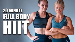 20 MIN NO EQUIPMENT HIIT Workout - sweat & burn lots of calories I stronger together series DAY 3