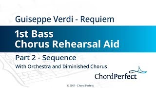 Verdi's Requiem Part 2 - Sequence - 1st Bass Chorus Rehearsal Aid