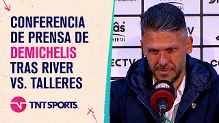EN VIVO: Martín Demichelis habla en conferencia de prensa tras River vs. Talleres