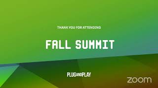 Plug and Play's Brand & Retail Fall Summit 2020