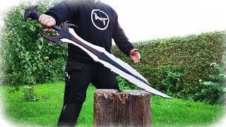 Making The Deadric Greatsword From The Game Skyrim (Aluminum Casting)