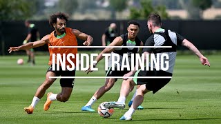 INSIDE TRAINING: "I love it, Macca!' | Attacking transitions and finishing drills in Germany