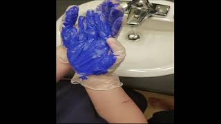 improper vs Proper handwashing