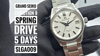 Grand Seiko Evolution 9 Collection Spring Drive 5 Days White Birch SLGA009