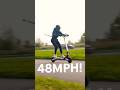 FAST 48 MPH (77kmh) Electric Scooter! SPEED TEST of Nanrobot N6 72V #escooter #nanrobot