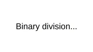 Hakology - Binary division