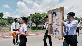 ภาพบรรยากาศฝึกซ้อมใหญ่พิธีพระราชทานปริญญาบัตร65(31ส.ค.65)รอบบ่าย