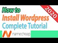 For Beginners - How to create & Install Wordpress Website on Namecheap Cpanel Shared Hosting