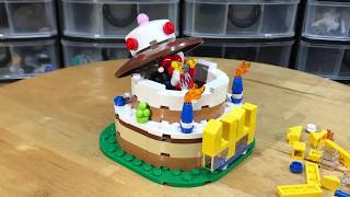 Lego 40153 Birthday Table Decoration (2015) #Lego #AllBricksCount #NewBricksToday