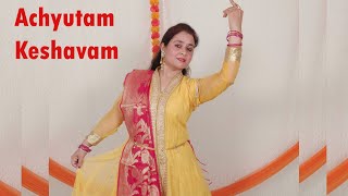 Achyutam Keshvam || Kaun Kehte Hain Bhagwan || Krishna Dance || Himani Saraswat || Dance Classic
