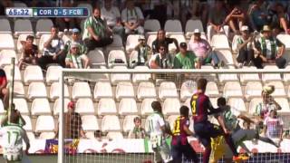 Cordoba vs. Barcelona Gol del Pique 02.05.2015 0 : 8