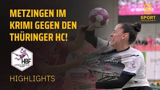 TuS Metzingen vs. Thüringer HC | Highlights - 13. Spieltag HBF | SDTV Handball
