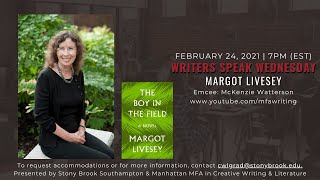 WRITERS SPEAK WEDNESDAY: MARGOT LIVESEY