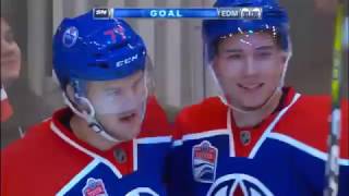 Winnipeg Jets vs. Edmonton Oilers 12-11-16 Oscar Klefbom GOAL