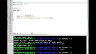 Ternary If! C Tutorial 22