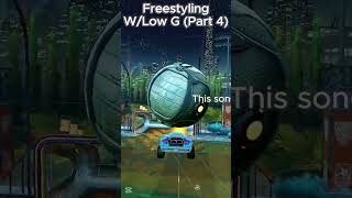 Freestyling W/Low G (Part 4) Hint to Something...? #rocketleague #shorts #fyp #lowgravity