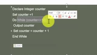 Visual Basic - Do While Loop - Pseudocode