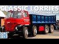 Classic lorries driving The Cheshire Run 2021 ft old trucks from Bedford, Albion, Foden, Leyland etc