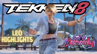 Leo Highlights and Combos! Tekken 8 Leo Ranked Highlights!