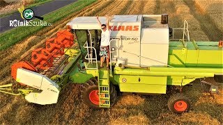 Rolnik Pracuje #17 - Żniwa 2017, Claas Dominator 150,  John Deere, Zasław